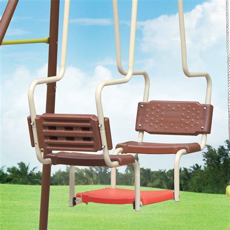 glider bracket for metal swing set|multi child metal swing sets.